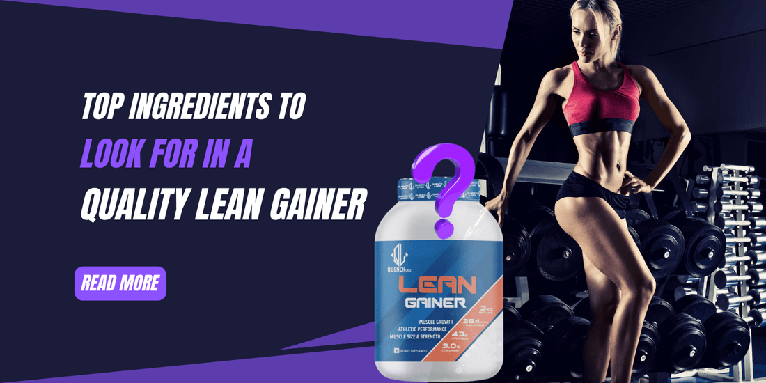 Top Ingredients to Look for in a Quality Lean Gainer