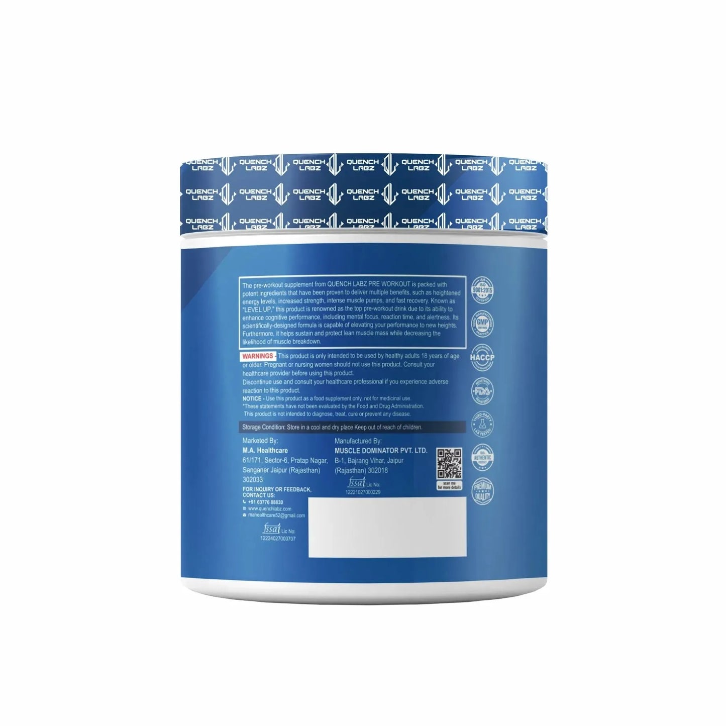 स्तर बढाउनुहोस् पूर्व-कसरत १५० ग्राम