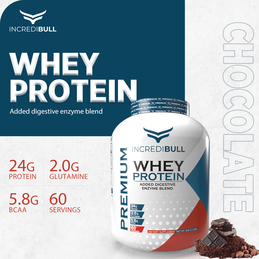 IB Premium Whey Protein | 24 G Protein | 2 G Glutamine | 5.8 g BCAA - Quenchlabz