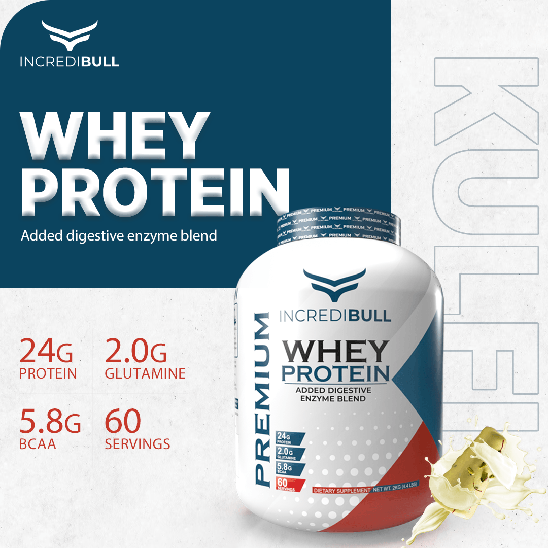 IB Premium Whey Protein | 24 G Protein | 2 G Glutamine | 5.8 g BCAA - Quenchlabz