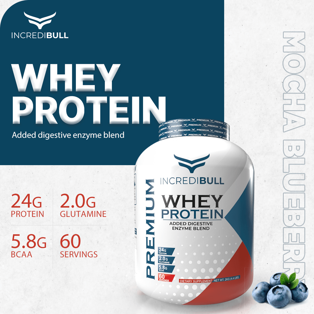 IB Premium Whey Protein | 24 G Protein | 2 G Glutamine | 5.8 g BCAA - Quenchlabz