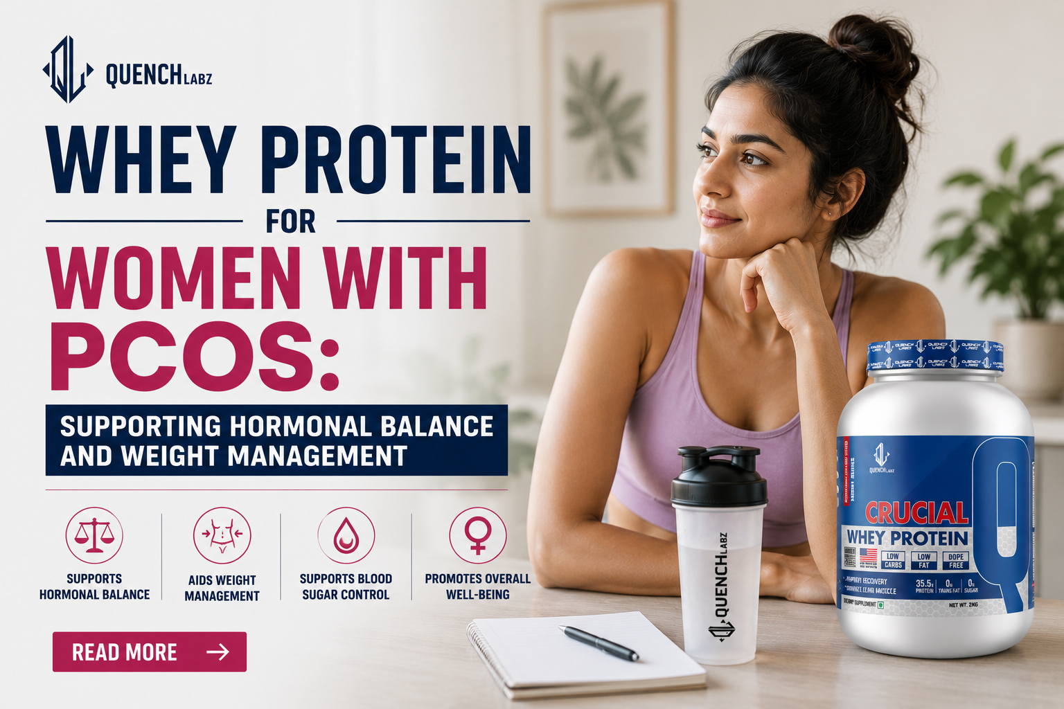 Whey Protein for Women with PCOS: Supporting Hormonal Balance and Weight Management