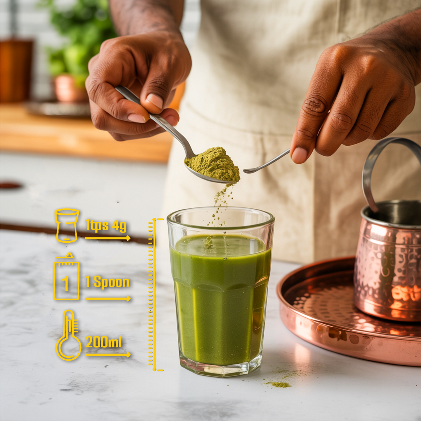 Organic Moringa Powder | Powerhouse of Minerals & Anti Oxidants