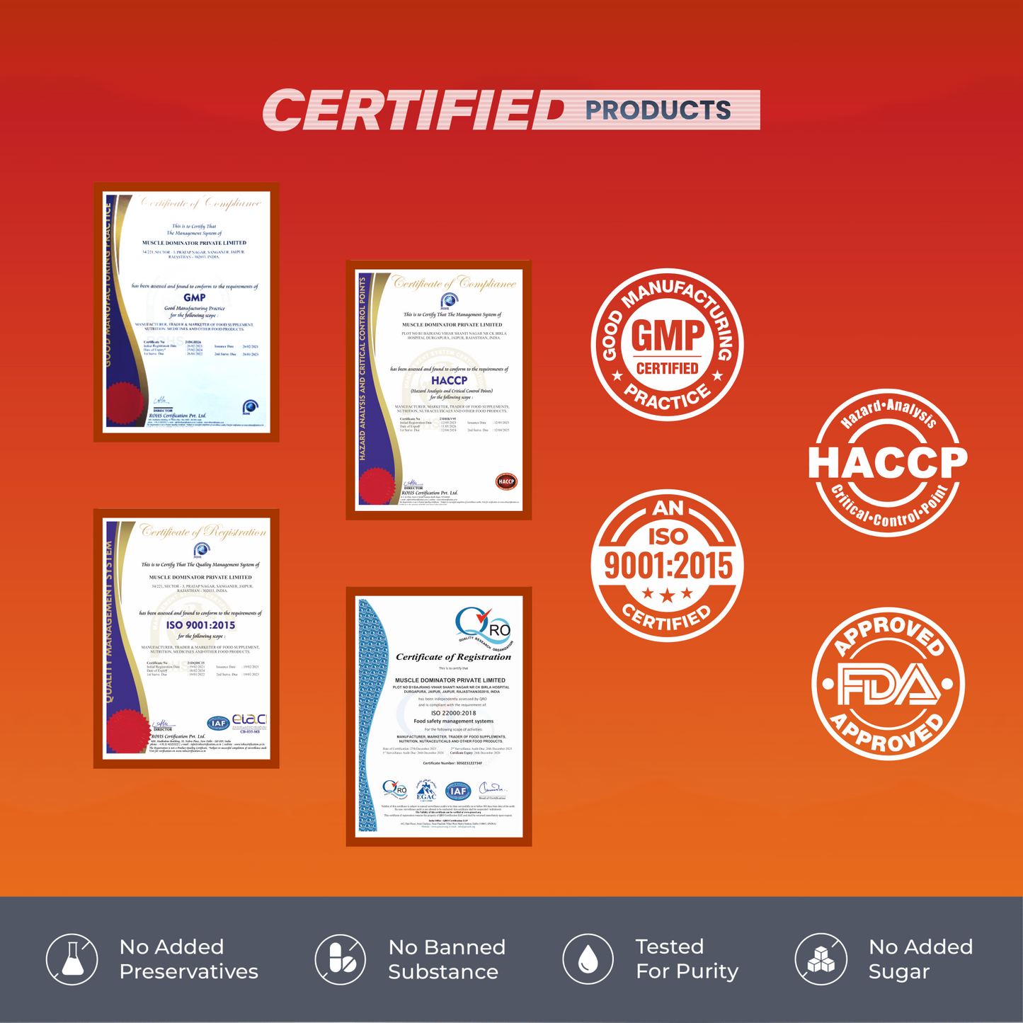 MD 100% Whey Advanced Protein | 24g Protein| 6.6g BCAA