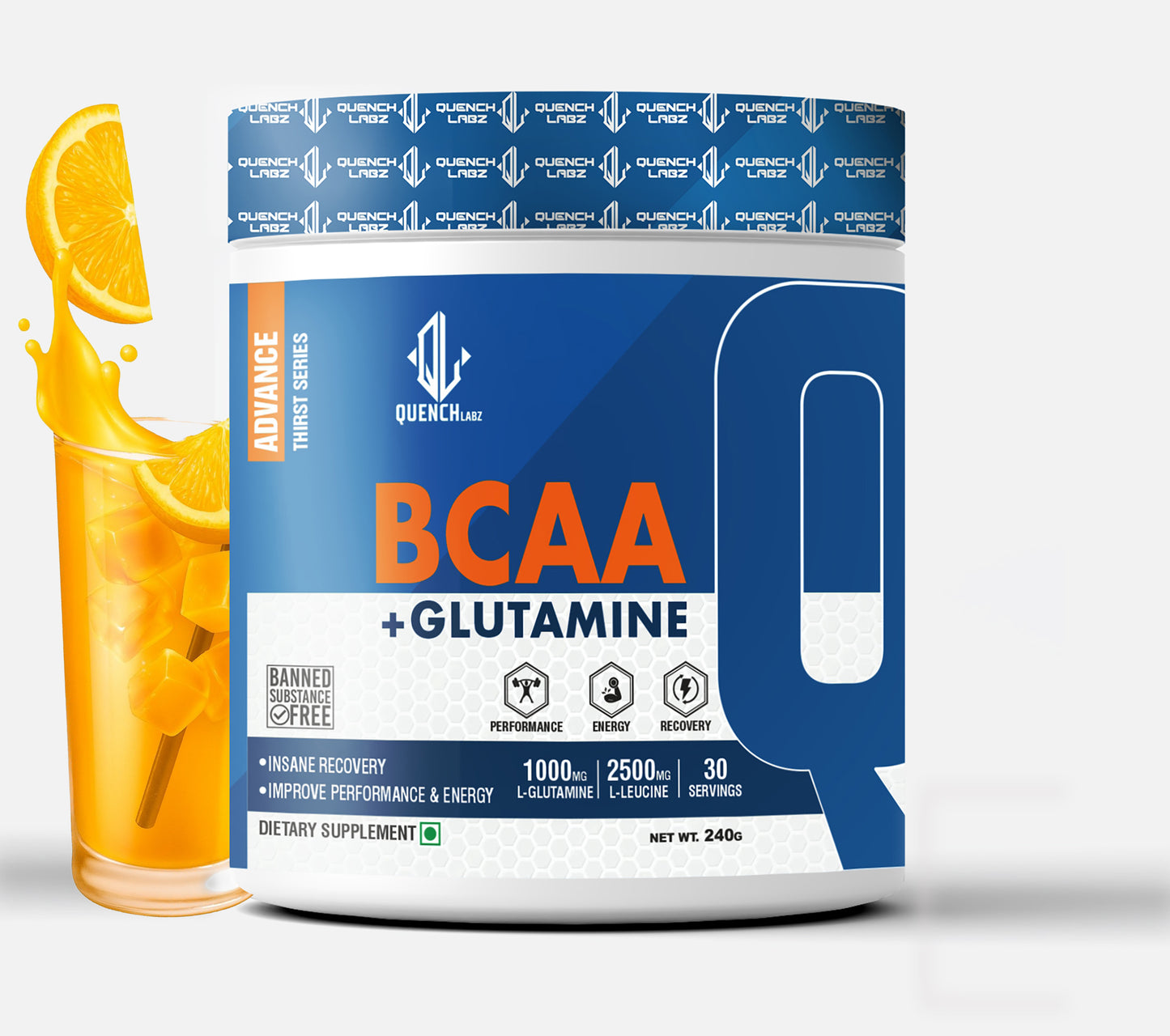 BCAA + Glutamine - Muscle Recovery Supplement