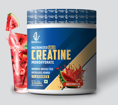 Micronized Gold Creatine Monohydrate | Lab Tested | Enhanced Absorption | 100% Pure Creatine
