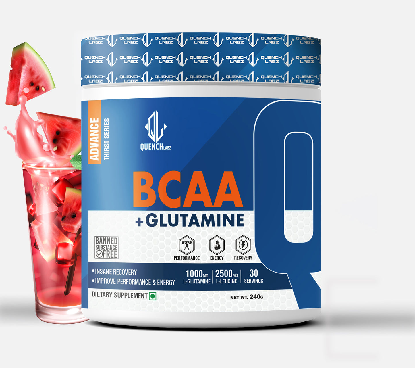 BCAA + Glutamine - Muscle Recovery Supplement