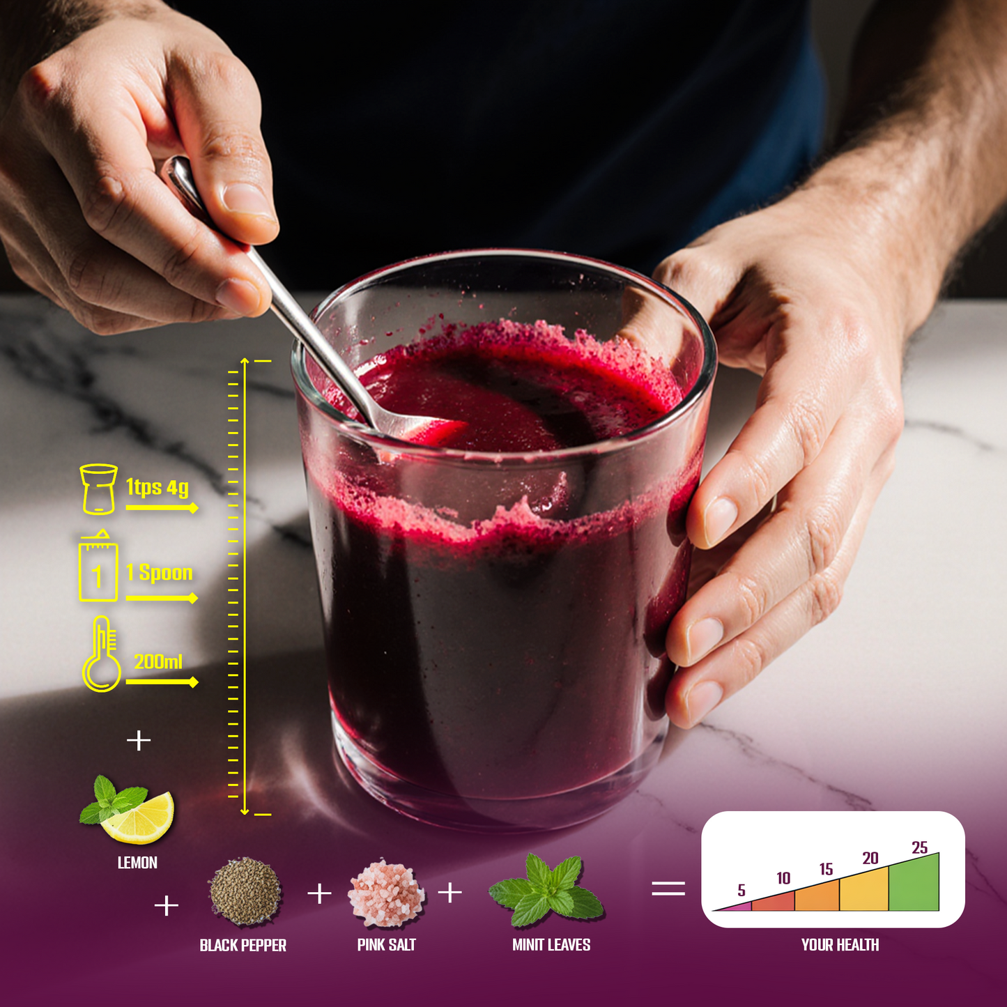 Organic Beetroot Powder | Natural Energy Booster