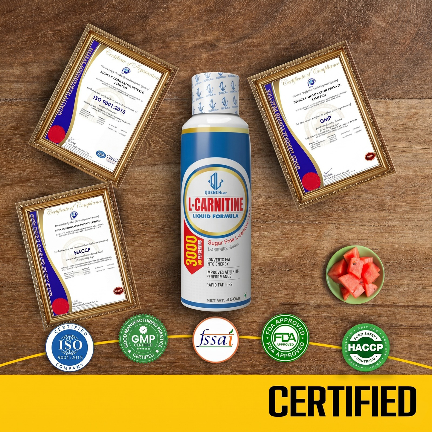 2 Pack of L-Carnitine Liquid | 3000 mg L-Carnitine