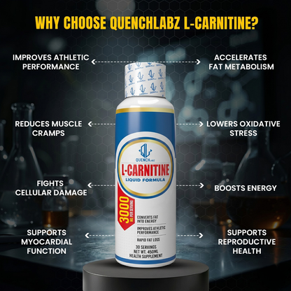 2 Pack of L-Carnitine Liquid | 3000 mg L-Carnitine