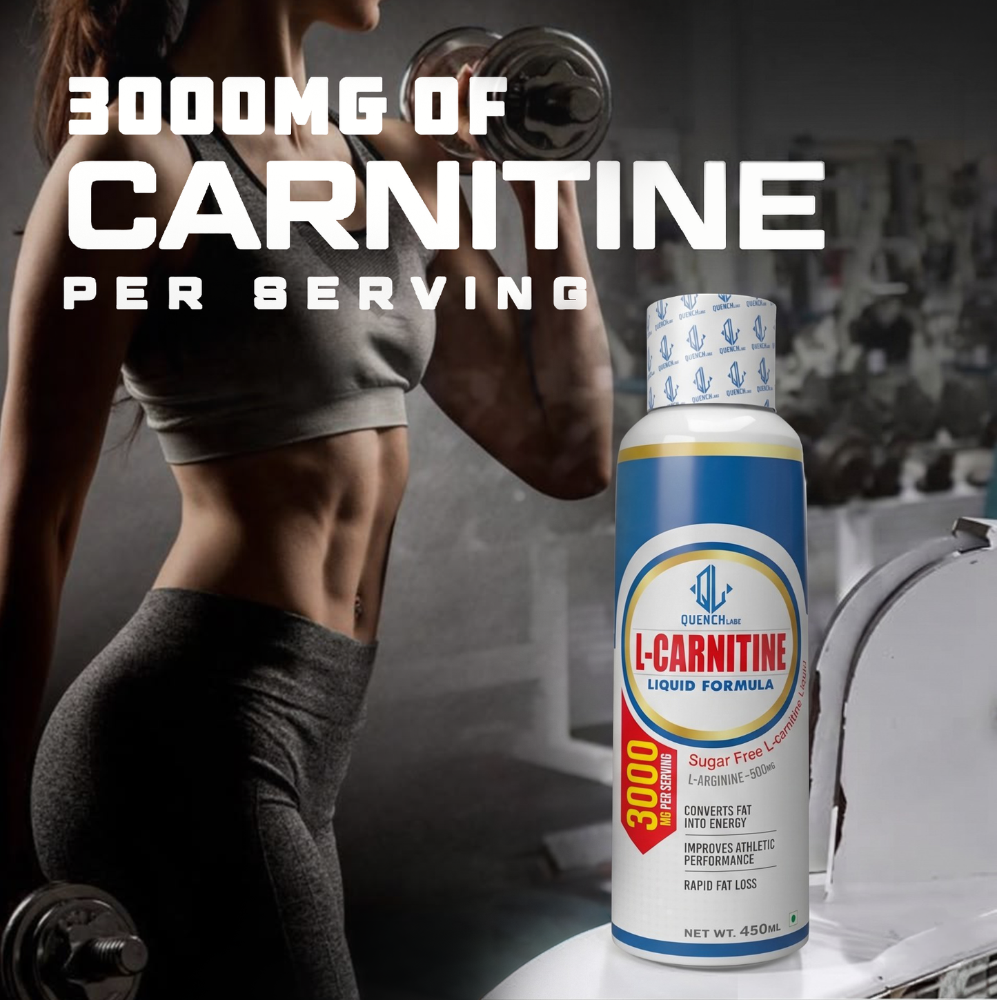2 Pack of L-Carnitine Liquid | 3000 mg L-Carnitine