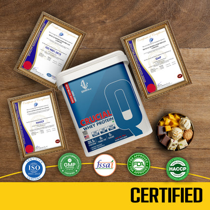 Crucial Whey Protein | Low Carb | 35.5 G Protein