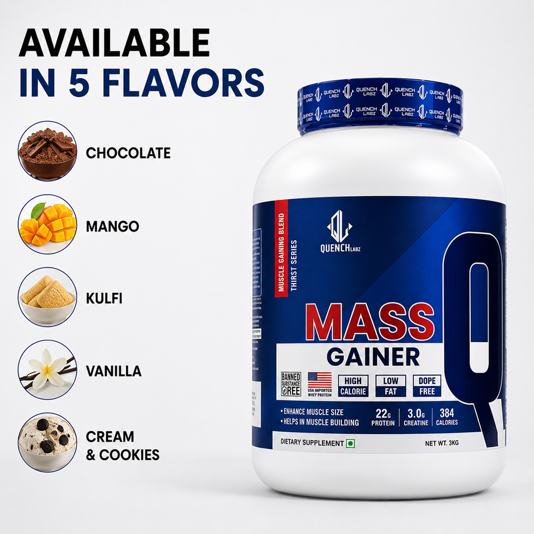 Mass Gainer 3 Kg + Mass Gain 60 capsules + Shaker 700 ml