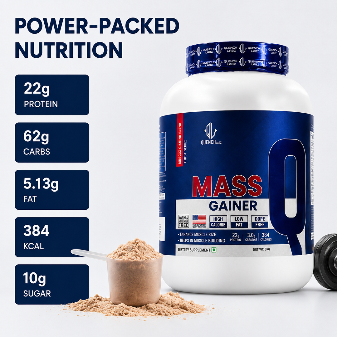 Mass Gainer 3 Kg + Mass Gain 60 capsules + Shaker 700 ml