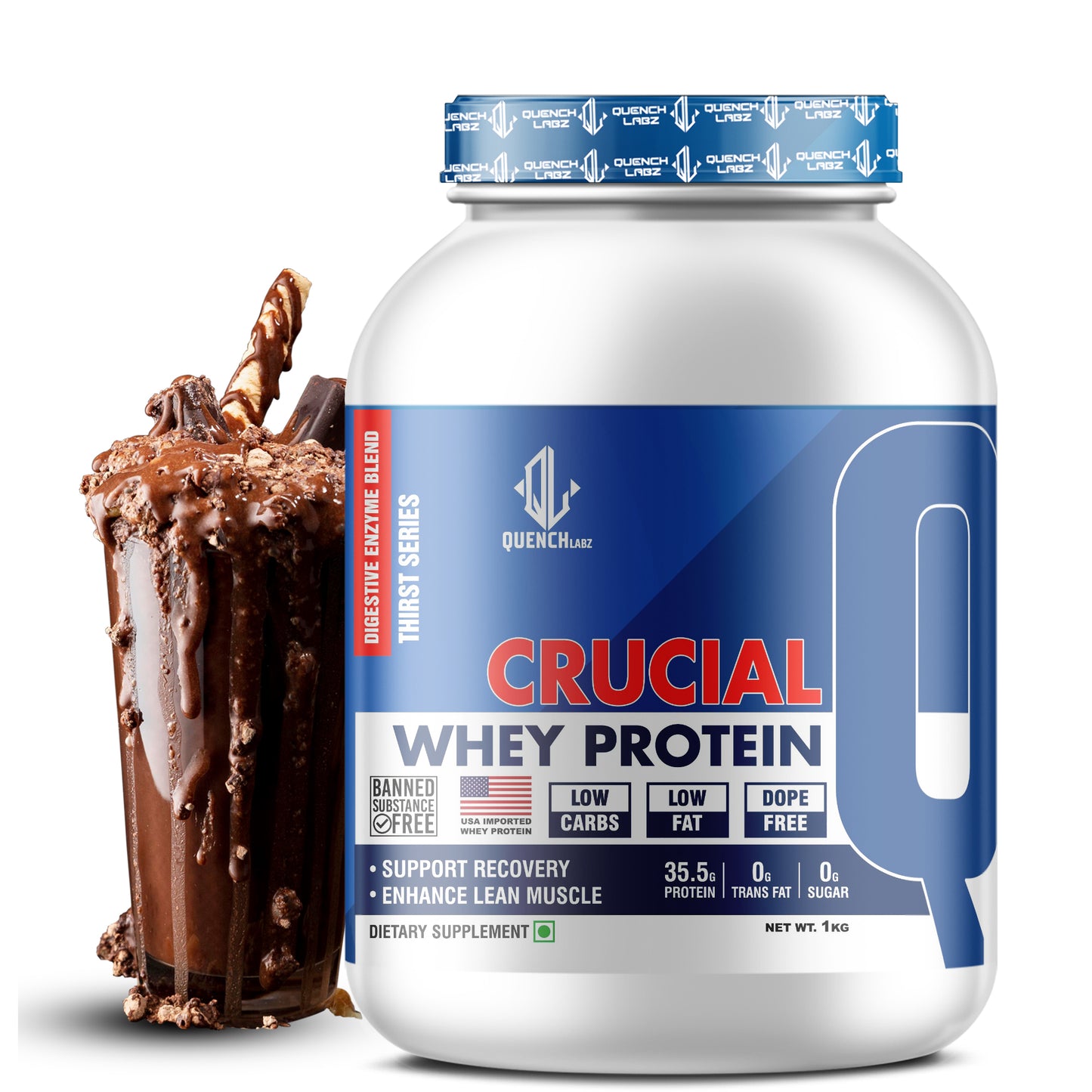 Crucial Whey Protein | Low Carb | 35.5 G Protein