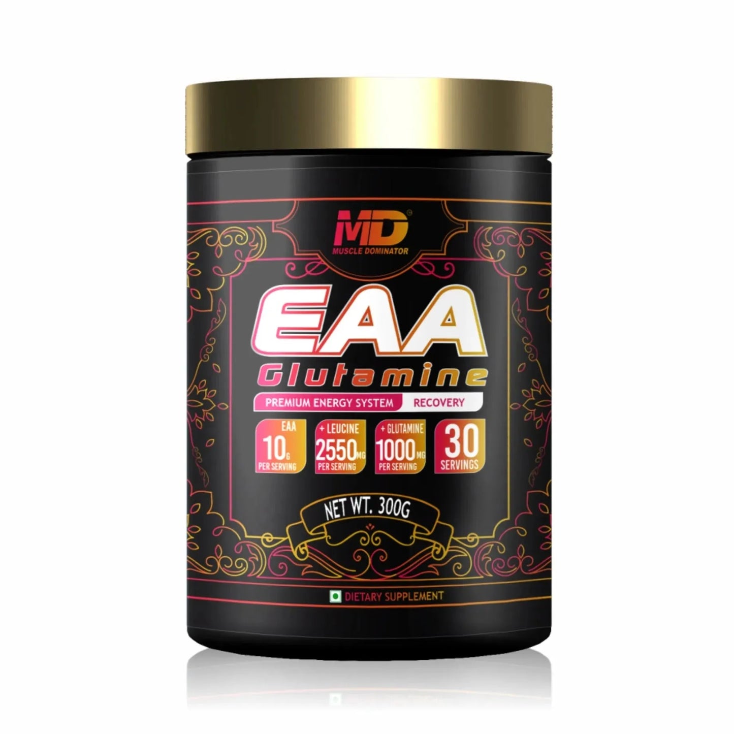 سلسلة بلاك إي إيه إيه | 1 غرام جلوتامين | 2.5 غرام ليوسين | 300 غرام