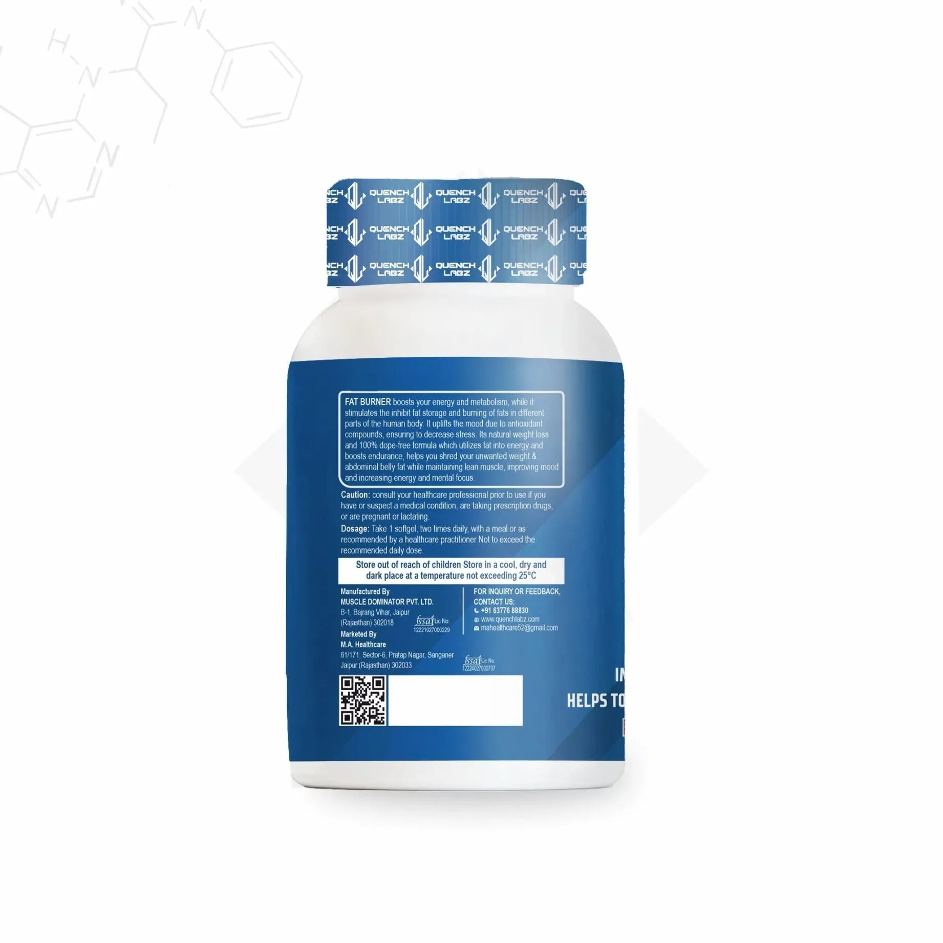 QuenchLabs Fat Burner - Powerful Thermogenic Formula