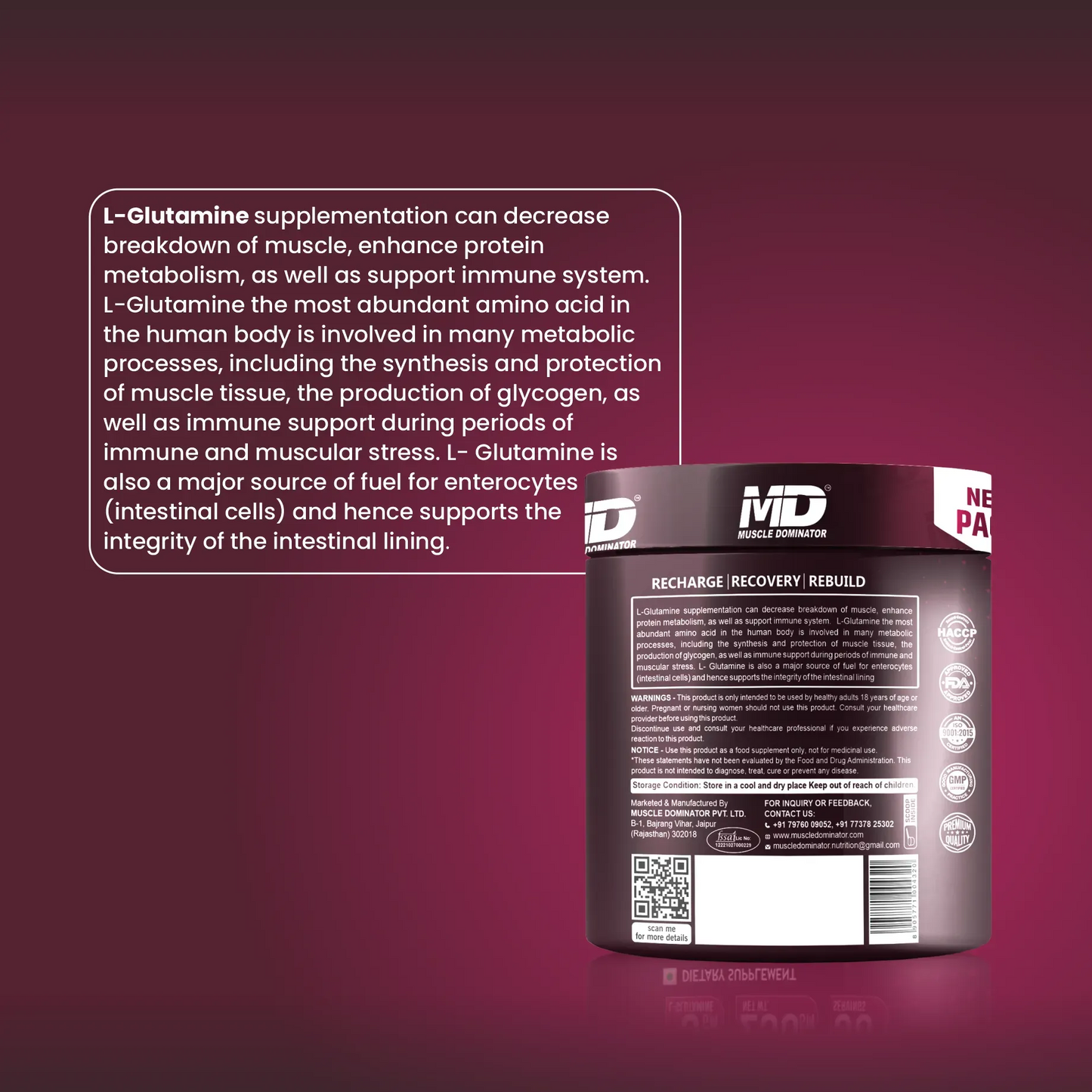 مسحوق الجلوتامين-إل جلوتامين