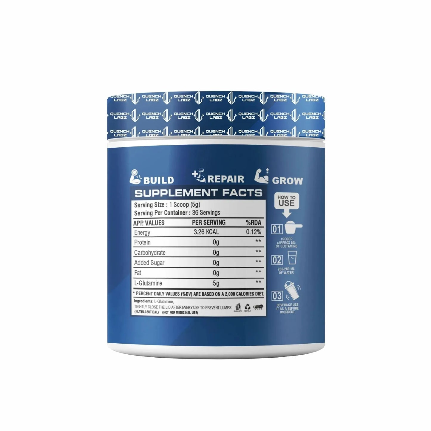 L-Glutamine Powder | Amino Acid Support & Enhance Muscle Recovery