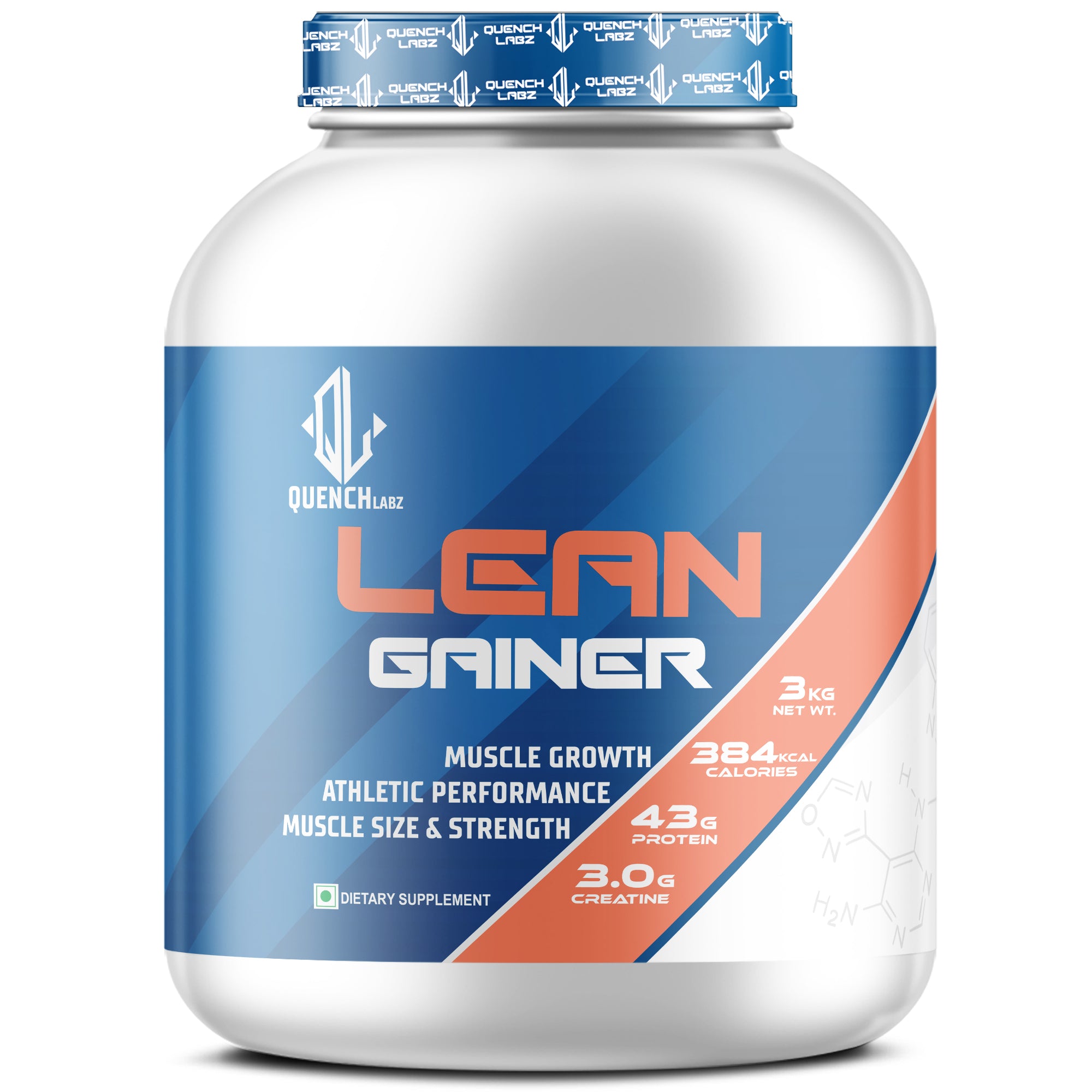 Buy QuenchLabz Lean Gainer 1.5kg @₹1199 | Gain Muscle & Strength