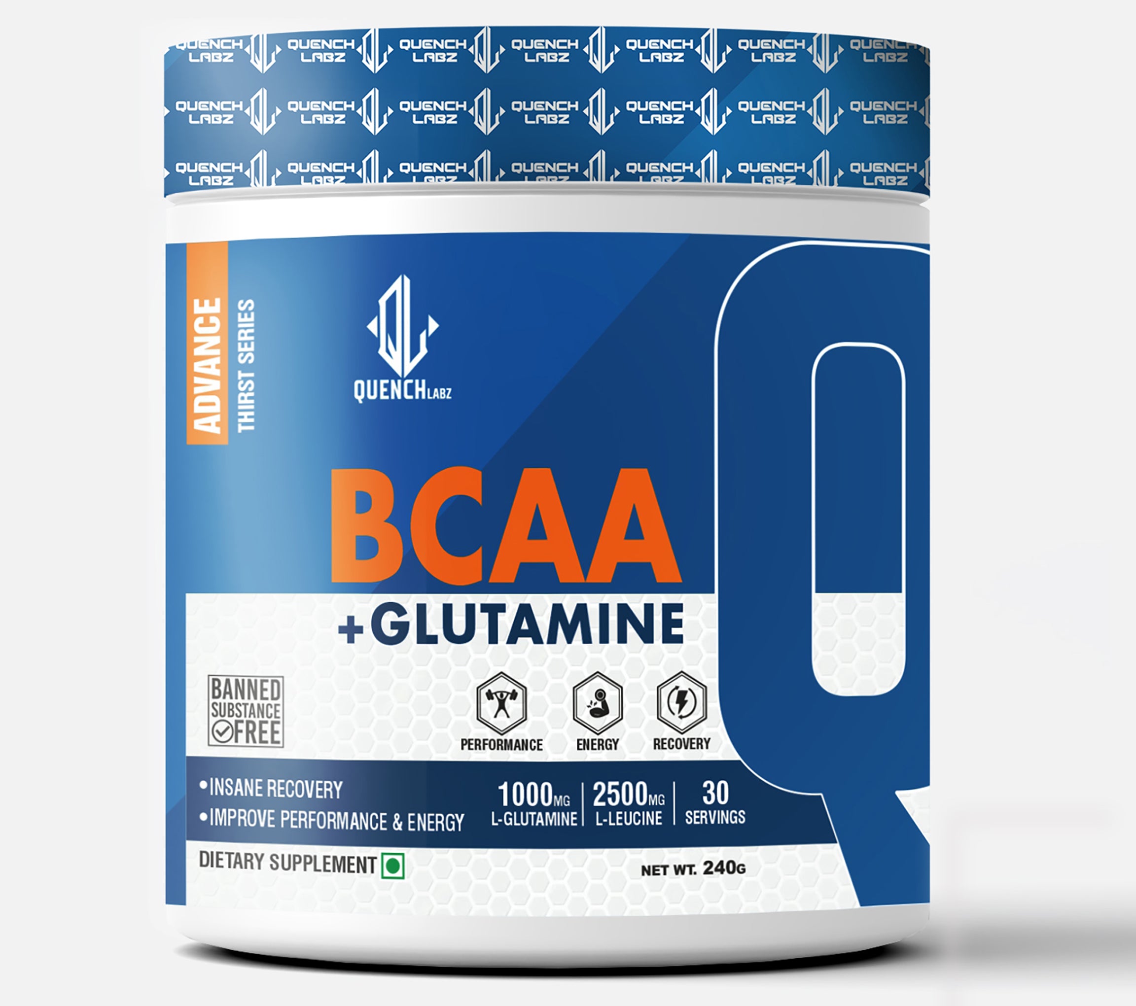 BCAA + Glutamine - Muscle Recovery Supplement – Quenchlabz