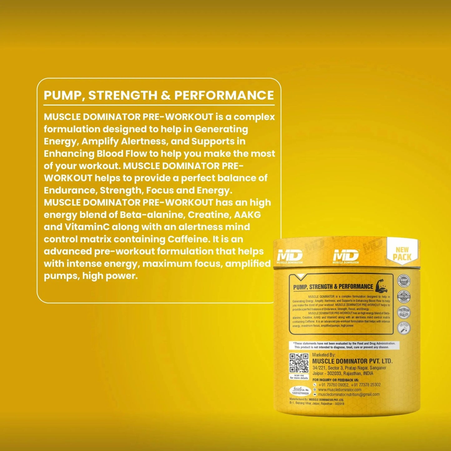 إيمولاتور قبل التمرين مع بيتا ألانين و إل سيترولين