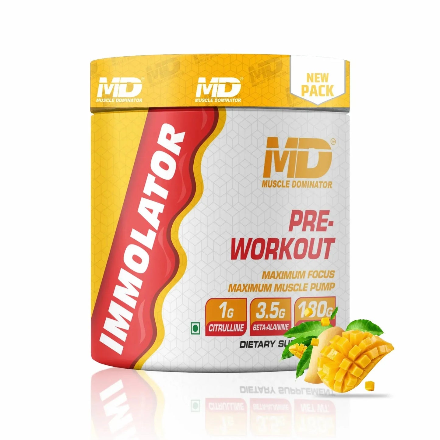 إيمولاتور قبل التمرين مع بيتا ألانين و إل سيترولين