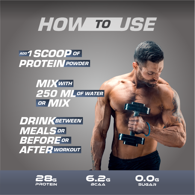 MD Isolate Whey Protein | 28 G Protein | 6 G BCAA