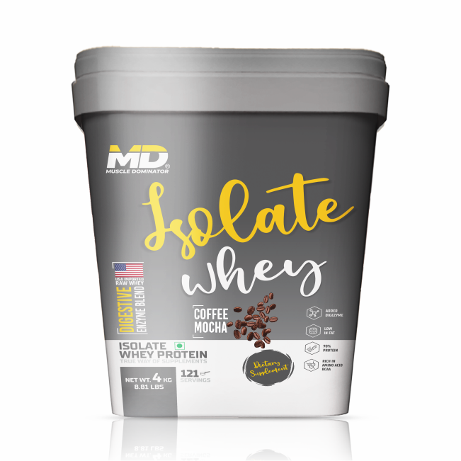 MD Isolate Whey Protein | 28 G Protein | 6 G BCAA