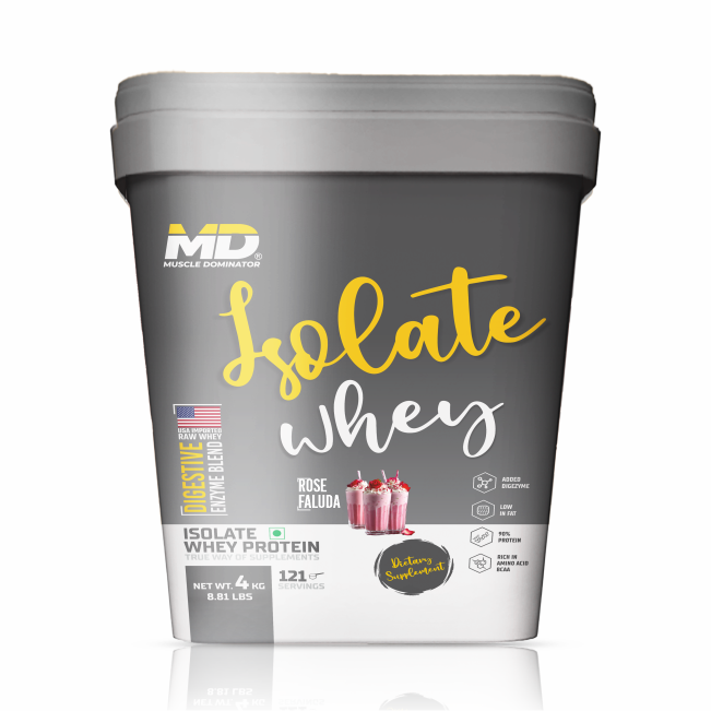 MD Isolate Whey Protein | 28 G Protein | 6 G BCAA