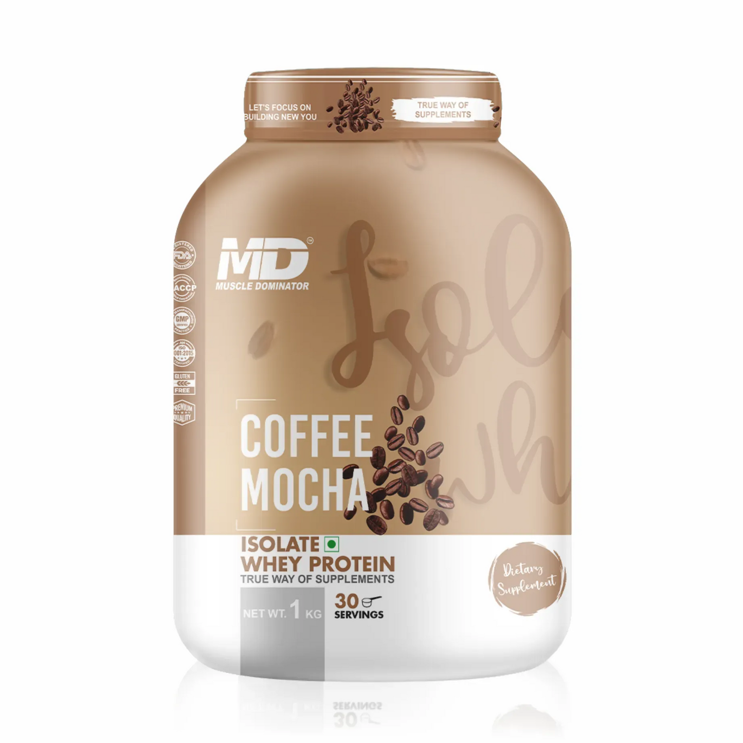 MD Isolate Whey Protein | 28 G Protein | 6 G BCAA