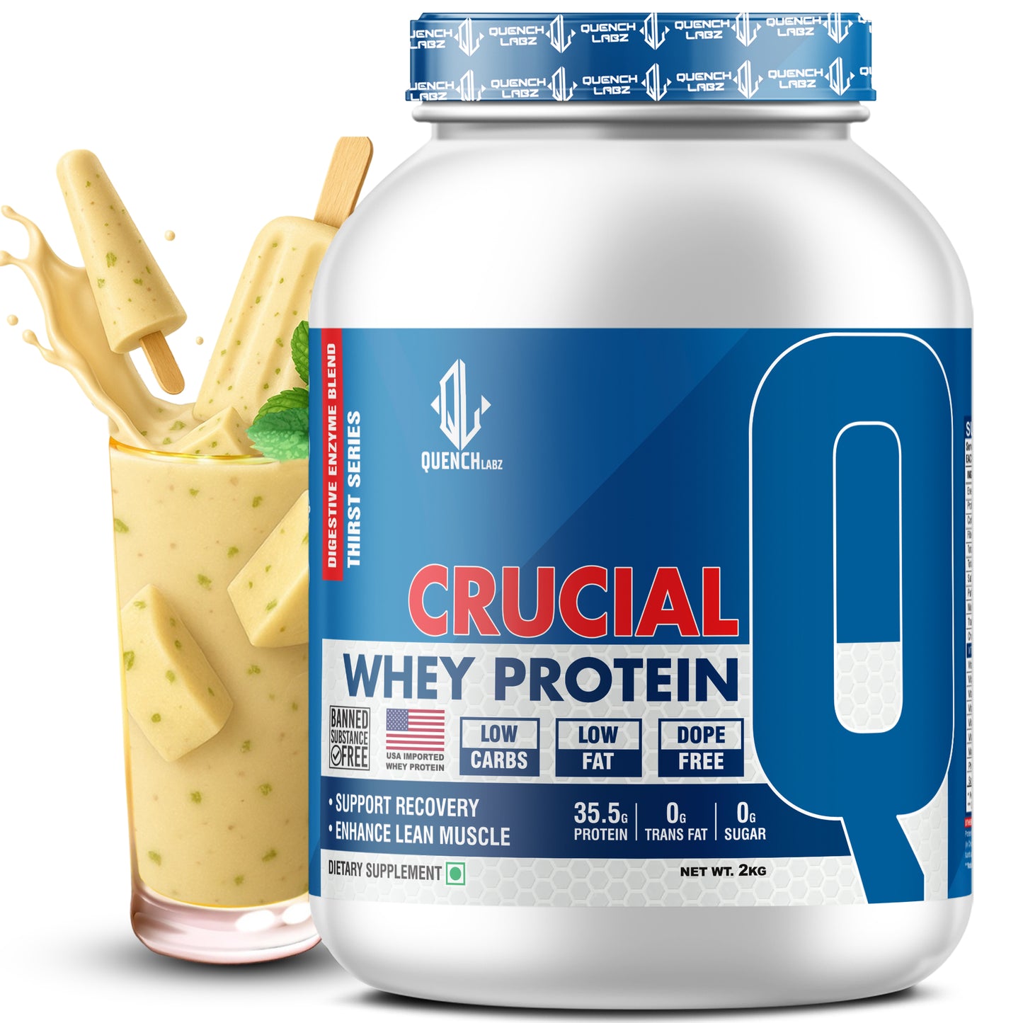 Crucial Whey Protein | Low Carb | 35.5 G Protein