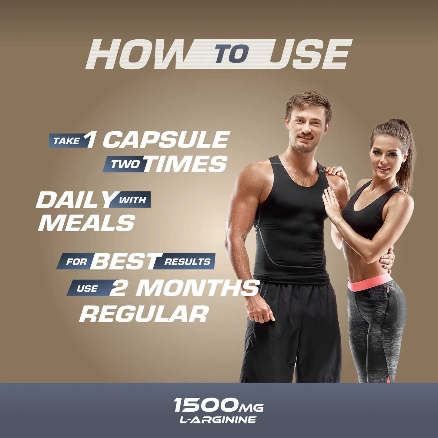 كبسولات إل-أرجينين 1500 مجم