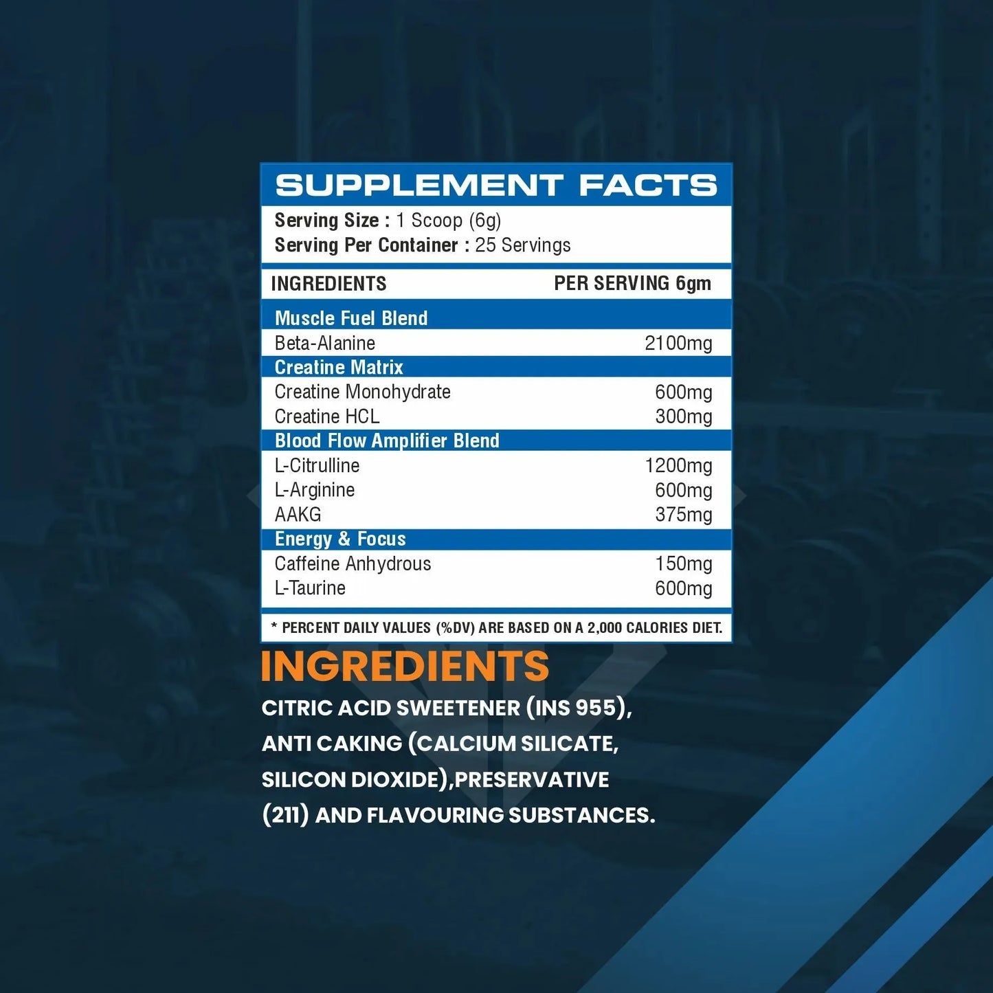 Level up Pre-Workout 150 gm