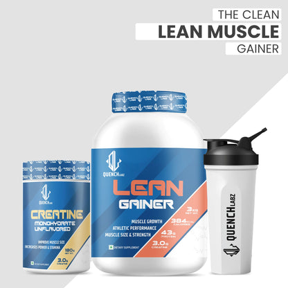 Lean Gainer 3 Kg + Creatine Monohydrate + Shaker 700 ml