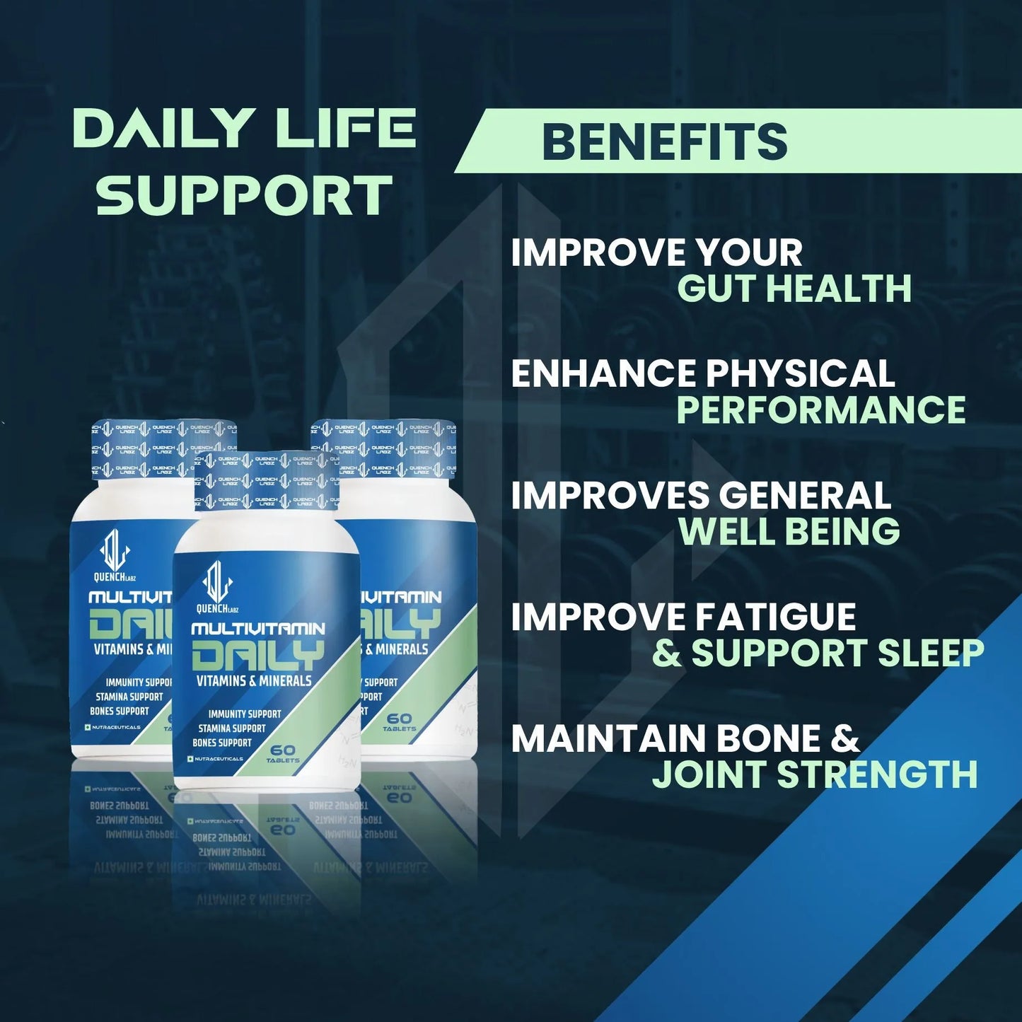 كبسولات الفيتامينات المتعددة اليومية