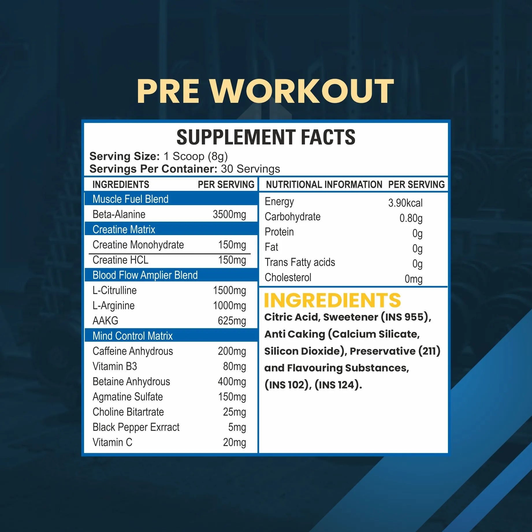 Workout Stack (Pre-Workout 170 Gm + Creatine Flavoured 120 Gm + Creatine Unflavoured 100 Gm)
