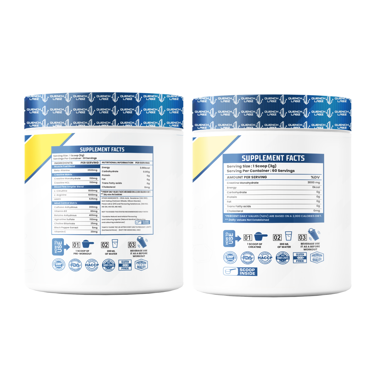 Pre-Workout 240 Gm + Creatine Monohydrate 180 Gm