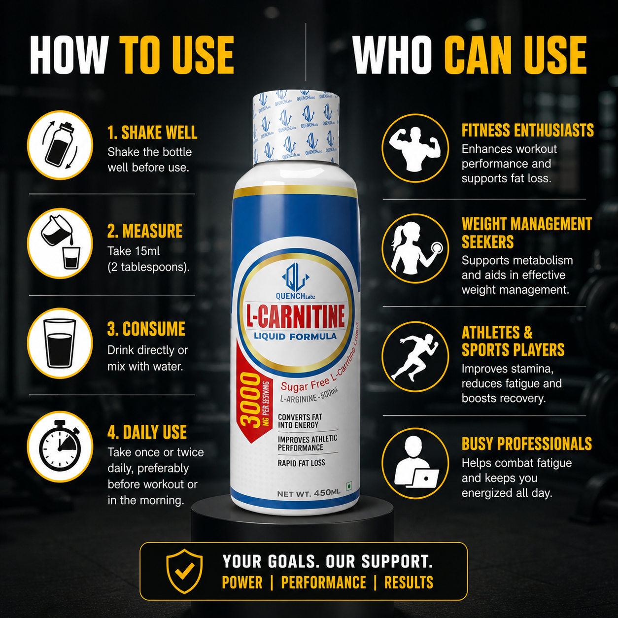 l-carnitine liquid how to use Buy NUTRABAY PRO WITH VITAMIN B5-450 ML LEMON | 30 SERVINGS 2 Pack of L-Carnitine Liquid