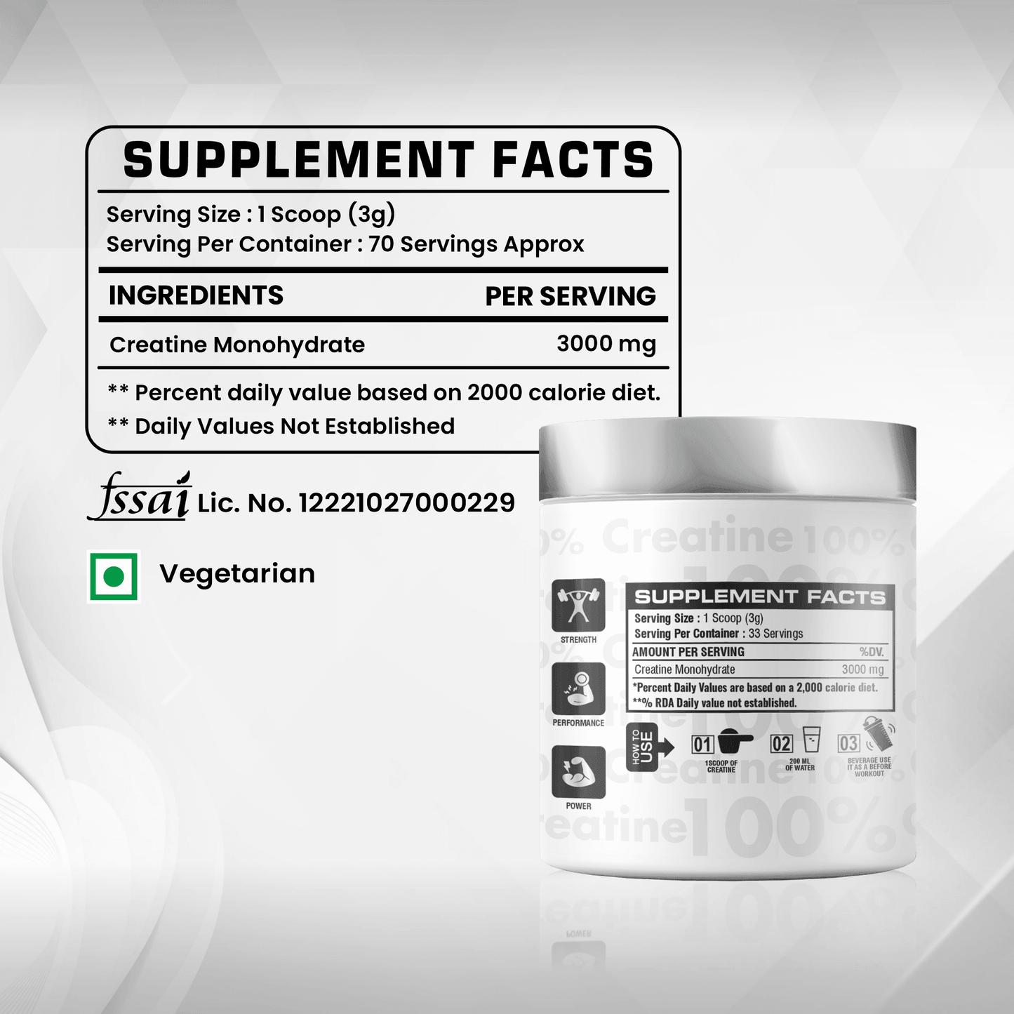 سبارك كرياتين مونوهيدرات - عزز أدائك