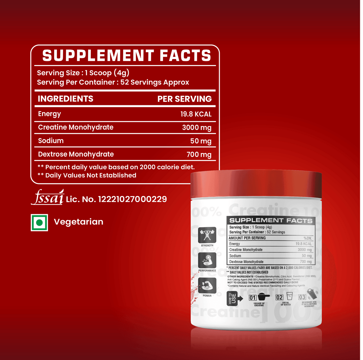 سبارك كرياتين مونوهيدرات - عزز أدائك