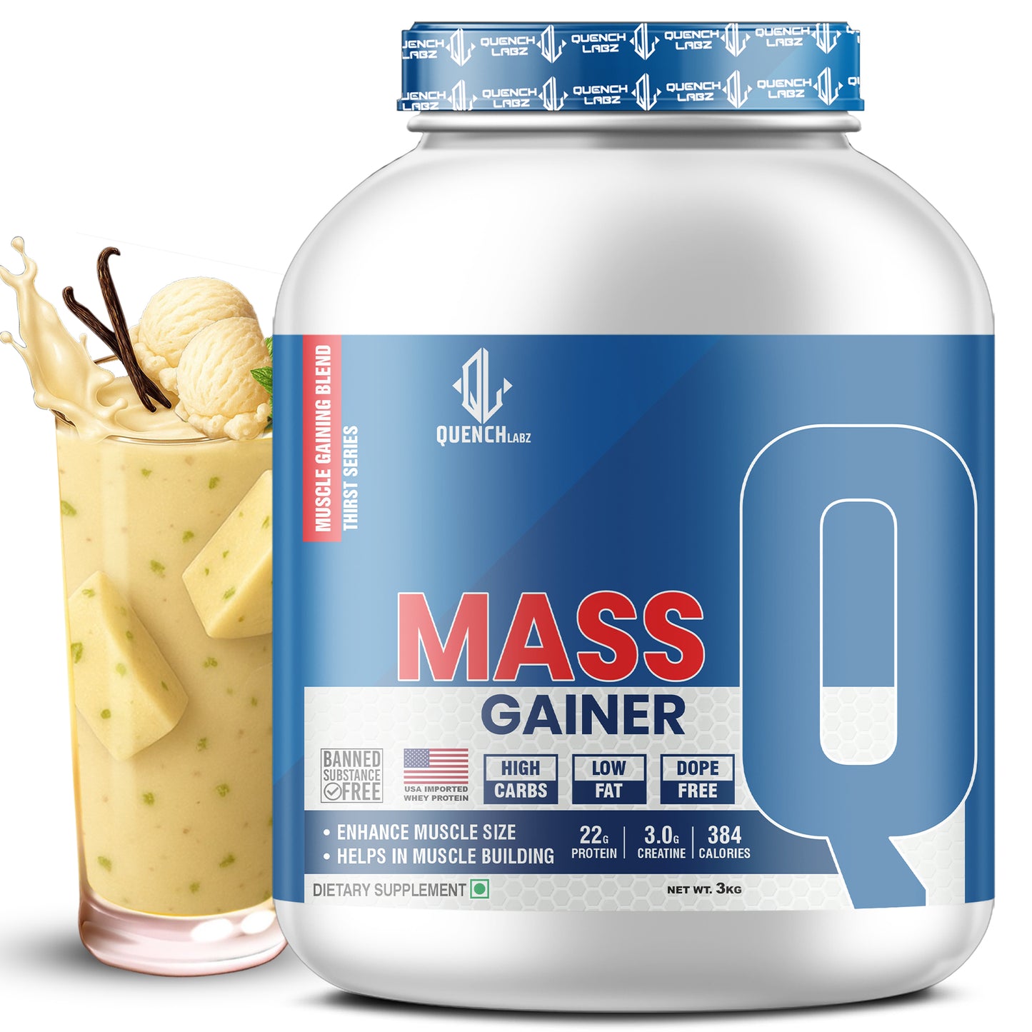 QuenchLabz - Mass Gainer - Unlock Your True Potential