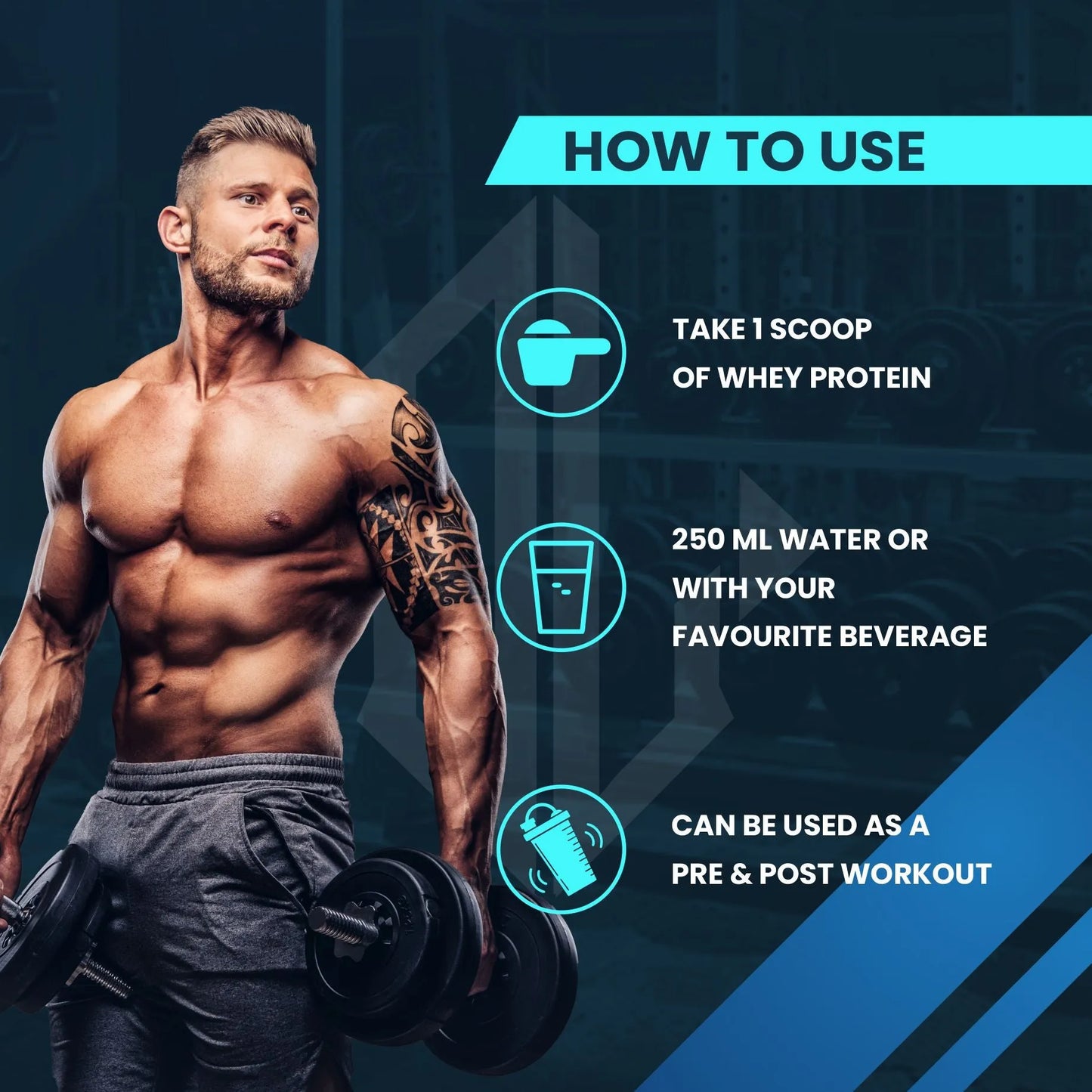 how to use whey protien
