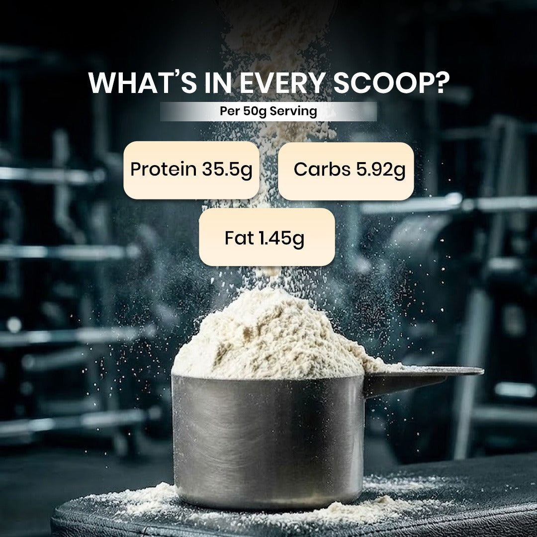 Crucial Whey Protein Combo with Pre workout and Creatine | 35.5 G Protein with Pre & Pro Biotics